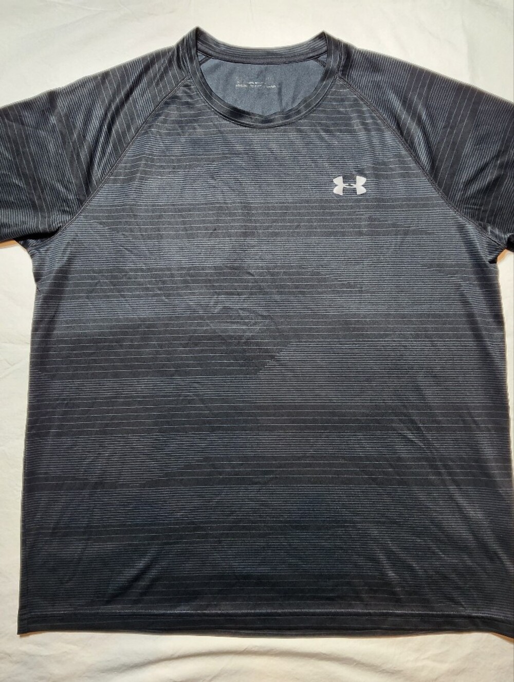 Under Armour Men’s Black Pinstripe Performance T-Shirt